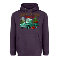 Plum small town christmas Heavyweight Hoodie - CowGirlArtShop