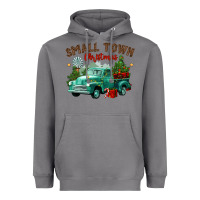 Storm small town christmas Heavyweight Hoodie - CowGirlArtShop