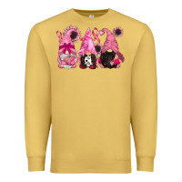 Antique Gold breast cancer gnomes Premium Sweatshirt - CowGirlArtShop
