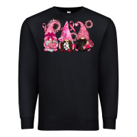 Black breast cancer gnomes Premium Sweatshirt - CowGirlArtShop