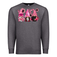 Charcoal Heather breast cancer gnomes Premium Sweatshirt - CowGirlArtShop