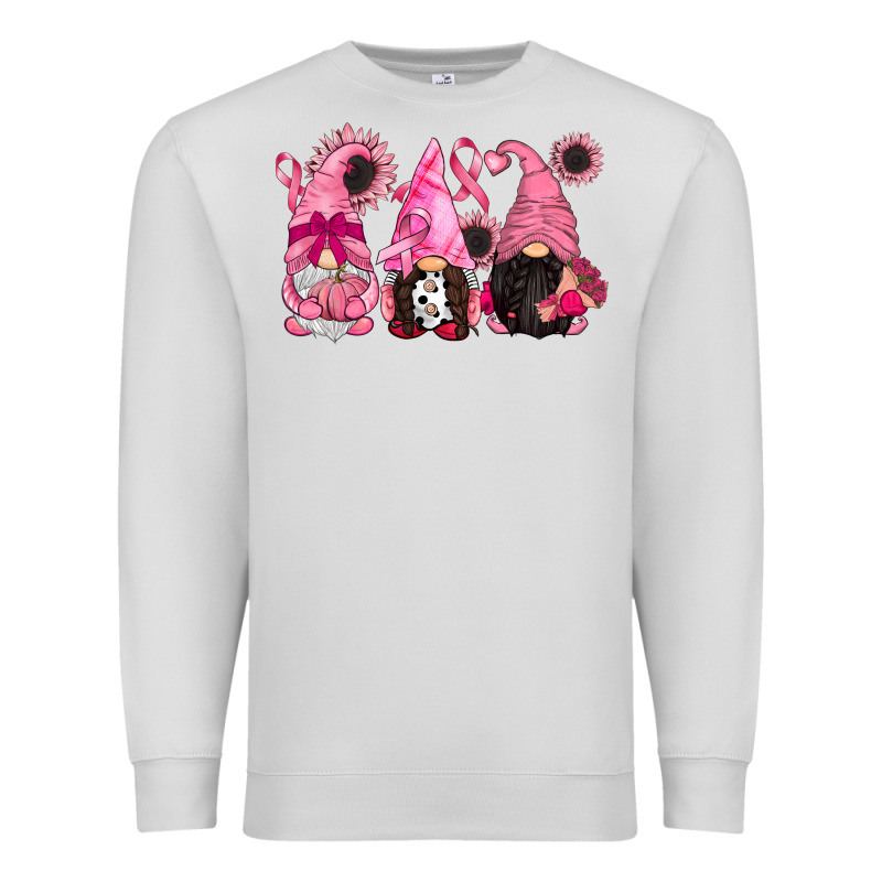 Breast Cancer Gnomes Premium Sweatshirt by CowGirlArtShop | Teevron