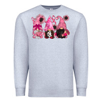 Heather Grey breast cancer gnomes Premium Sweatshirt - CowGirlArtShop