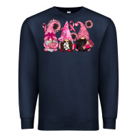 Navy breast cancer gnomes Premium Sweatshirt - CowGirlArtShop
