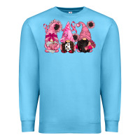 Ocean Blue breast cancer gnomes Premium Sweatshirt - CowGirlArtShop