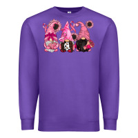 Purple breast cancer gnomes Premium Sweatshirt - CowGirlArtShop