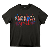 Asphalt american y'all Heavy Core Tee - JahusDesignShop