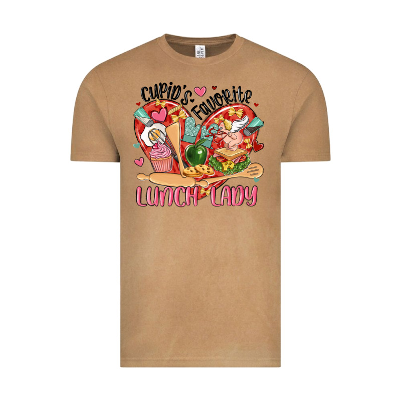 Cupids Favorite Lunch Lady Vintage Tee by MaliasSmallBusiness | Teevron