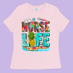 Nurse Life Summer Ladies Tee Designed By Adodesignshop