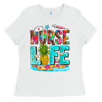 White nurse life summer Ladies Tee - AdoDesignShop