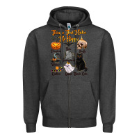 Charcoal Heather Things That Make Me Happy Zipper Hoodie - texasbilliewilder