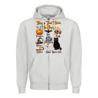 Dove Grey Things That Make Me Happy Zipper Hoodie - texasbilliewilder