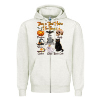 Oatmeal Heather Things That Make Me Happy Zipper Hoodie - texasbilliewilder