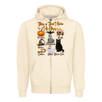 Sandshell Things That Make Me Happy Zipper Hoodie - texasbilliewilder