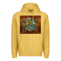 Antique Gold cross tumbler Premium Hoodie - JahusDesignShop