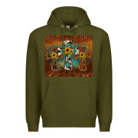 Army Green cross tumbler Premium Hoodie - JahusDesignShop