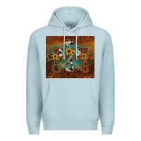 Blue Mist cross tumbler Premium Hoodie - JahusDesignShop