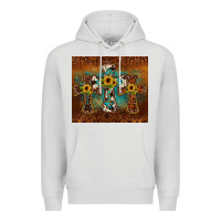 Dove Grey cross tumbler Premium Hoodie - JahusDesignShop
