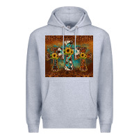Heather Grey cross tumbler Premium Hoodie - JahusDesignShop