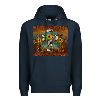 Navy cross tumbler Premium Hoodie - JahusDesignShop