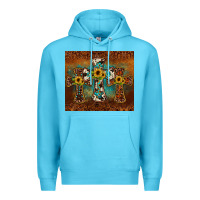 Ocean Blue cross tumbler Premium Hoodie - JahusDesignShop