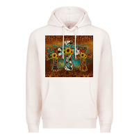 Pale Pink cross tumbler Premium Hoodie - JahusDesignShop