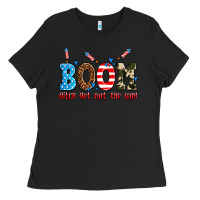 Black boom bitch get out the way Ladies Tee - AdoDesignShop