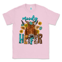 Bubblegum Pink moody cow Classic Tee - NancyCooperArtShop