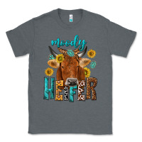 Charcoal Heather moody cow Classic Tee - NancyCooperArtShop