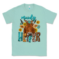 Seafoam moody cow Classic Tee - NancyCooperArtShop