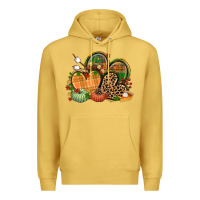 Antique Gold fall heart Premium Hoodie - CowGirlArtShop