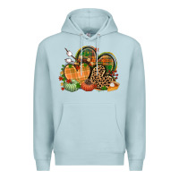 Blue Mist fall heart Premium Hoodie - CowGirlArtShop