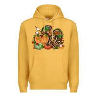 Mustard fall heart Premium Hoodie - CowGirlArtShop