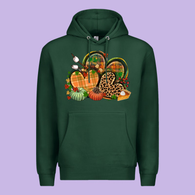 Fall Heart Premium Hoodie Designed By Cowgirlartshop