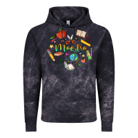 Cloud Black maestra teacher heart doodle Vintage Hoodie - MaliasSmallBusiness