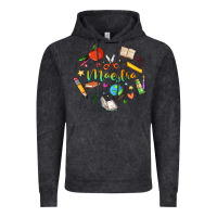 Vintage Black maestra teacher heart doodle Vintage Hoodie - MaliasSmallBusiness
