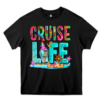 Black cruise  life Heavy Core Tee - AdoDesignShop