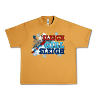 Peanut Butter winter sleigh girl sleigh Urban Heavy Tee - NancyCooperArtShop