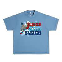 Pebble Blue winter sleigh girl sleigh Urban Heavy Tee - NancyCooperArtShop