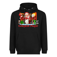 Black santas favorite volleyball player Heavyweight Hoodie - CowGirlArtShop