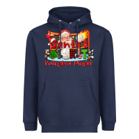 Navy santas favorite volleyball player Heavyweight Hoodie - CowGirlArtShop