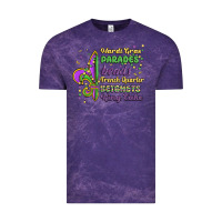 Cloud Purple mardi gras parades beads french quarter beignets k Vintage Tee - MaliasSmallBusiness