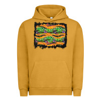 Pigment Peanut Butter Halloween Skull Background Urban Hoodie - BundleAndBundleShop