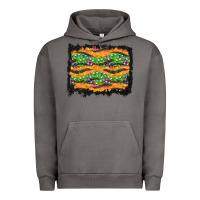 Pigment Tornado Halloween Skull Background Urban Hoodie - BundleAndBundleShop