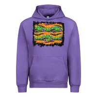Tulip Halloween Skull Background Urban Hoodie - BundleAndBundleShop