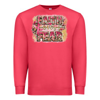 Cardinal faith over fear breast cancer 12 inches 300 dpi Premium Sweatshirt - CowGirlArtShop