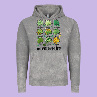 Teacher St.patrick's Vintage Hoodie Designed By Maliassmallbusiness