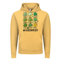 Vintage Mustard teacher st.patrick's Vintage Hoodie - MaliasSmallBusiness