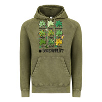 Vintage Olive teacher st.patrick's Vintage Hoodie - MaliasSmallBusiness