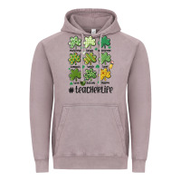 Vintage Zinc teacher st.patrick's Vintage Hoodie - MaliasSmallBusiness